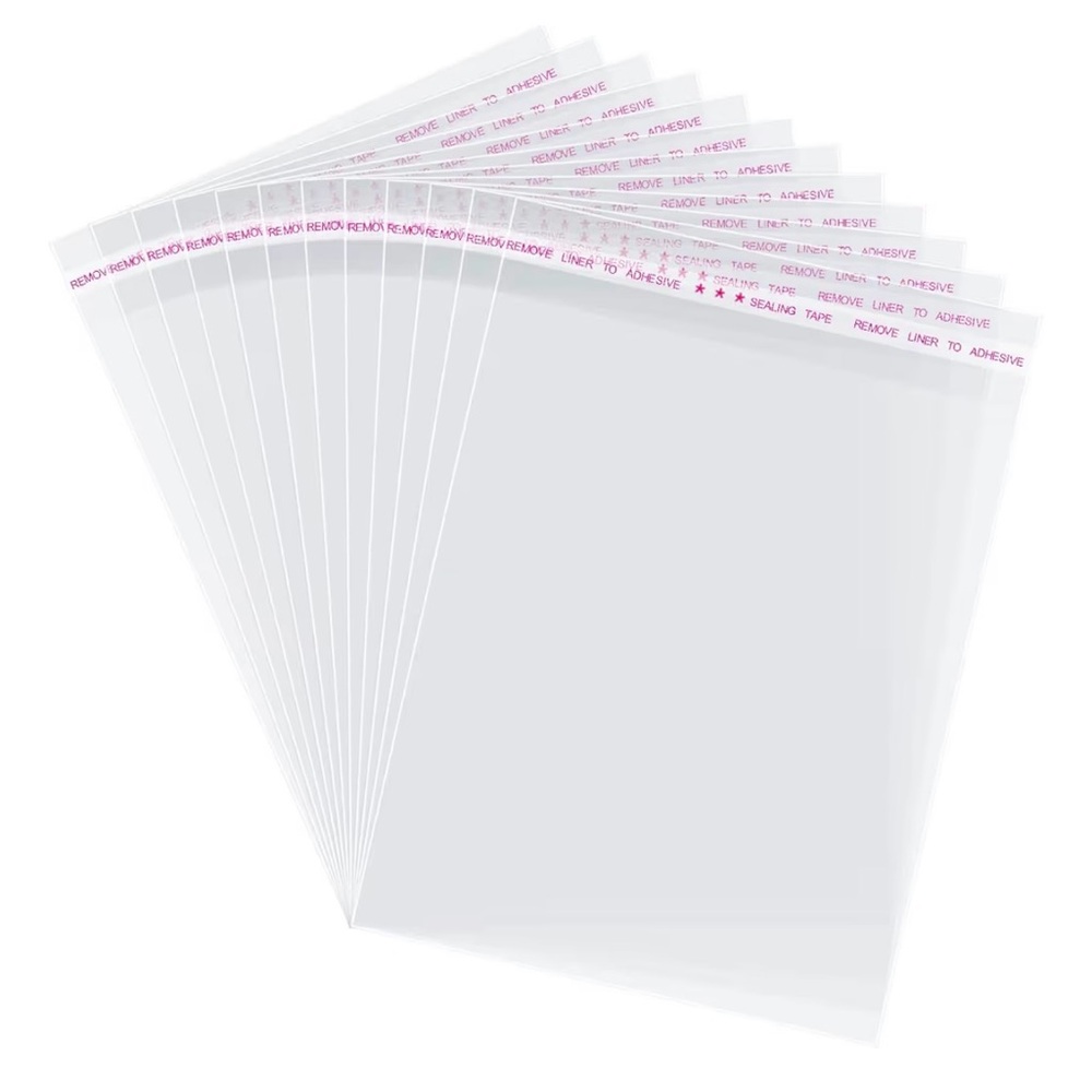 (25) 5x7 Clear Self-Sealing Bags